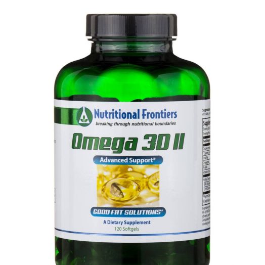 Nutritional Frontiers Omega 3D II, Natural Lemon Flavor - 120 Softgels