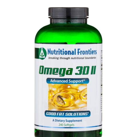 Nutritional Frontiers Omega 3D II, Natural Lemon Flavor - 240 Softgels