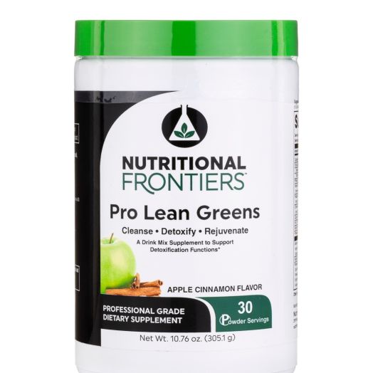 Nutritional Frontiers Pro Lean Greens, Apple Cinnamon Flavor - 30 Servings (10.76 oz / 305.1 Grams)