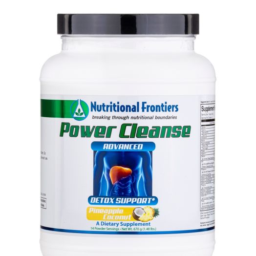 Nutritional Frontiers Power Cleanse Powder, Pineapple Coconut Flavor - 1.48 Lbs. (670 Grams)