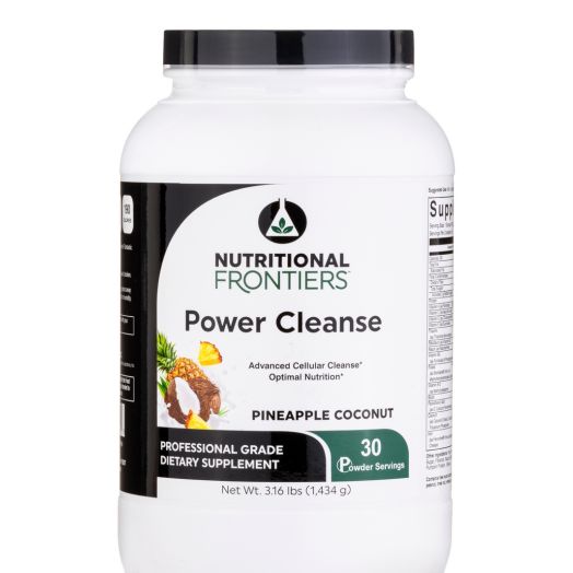 Nutritional Frontiers Power Cleanse Powder, Pineapple Coconut Flavor - 3.16 Lbs. (1,434 Grams)