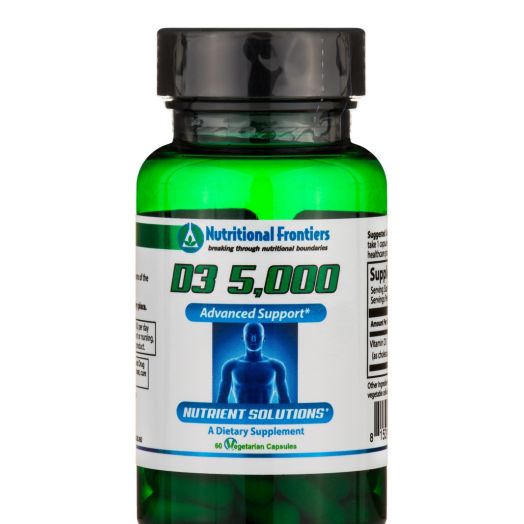 Nutritional Frontiers D3 5000 IU - 60 Vegetarian Capsules