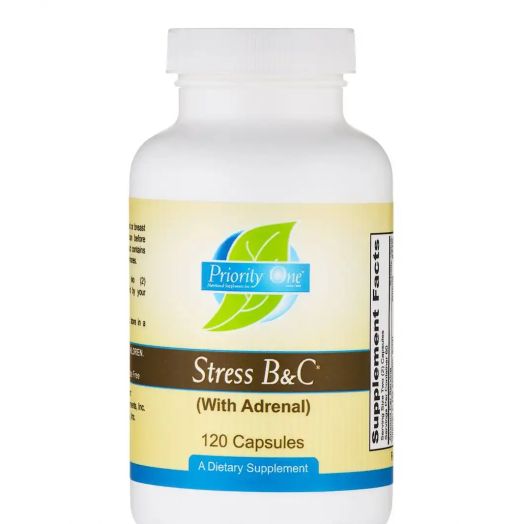 Priority One Stress B & C (with Adrenal) - 120 Capsules
