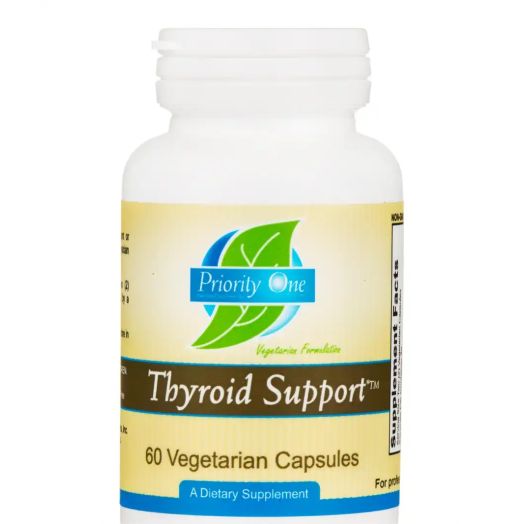 Priority One Thyroid Support - 60 Vegetarian Capsules