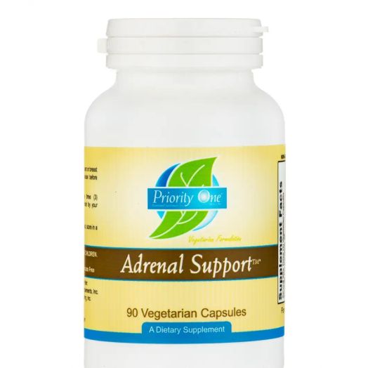 Priority One Adrenal Support - 90 Vegetarian Capsules