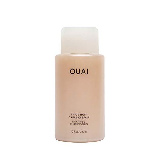 OUAI Thick Shampoo. Fight Frizz and Nourish Dry, Thick Hair with Strengthening Keratin, Marshmallow Root