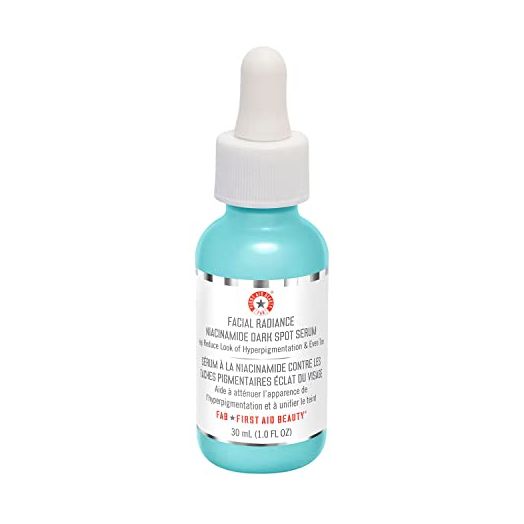 First Aid Beauty Facial Radiance Niacinamide Dark Spot Serum – Evens Skin Tone + Diminishes Dark Spots – Non-Irritating Hyperpigmentation Treatment – 1.0 fl oz