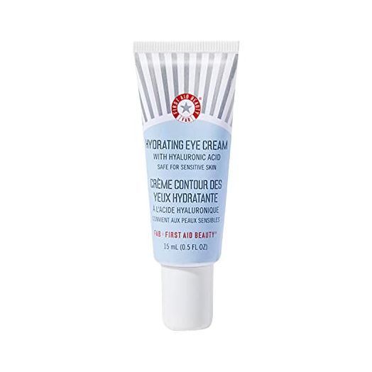 First Aid Beauty Hydrating Eye Cream With Hyaluronic Acid – Helps Reduce Puffiness and Hydrate, Smooths Fine Lines & Wrinkles – 0.5 oz