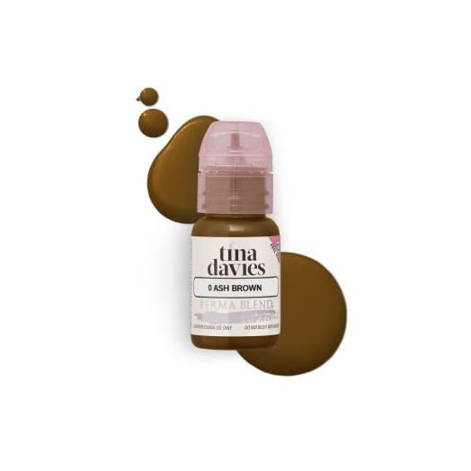 Tina Davies Professional X Perma Blend Brow Pigment, Ash Brown, 1/2oz