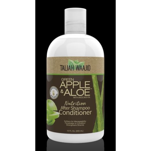 Taliah Waajid Green Apple & Aloe Curl Enhancing Frizz Control Leave-in Conditioner with Coconut Scent, 12 fl oz
