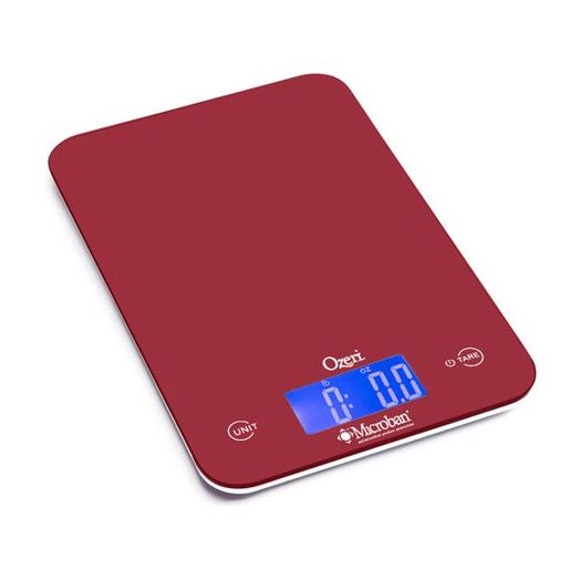 Ozeri Touch II 18 lbs Digital Kitchen Scale, with Microban Antimicrobial Product Protection