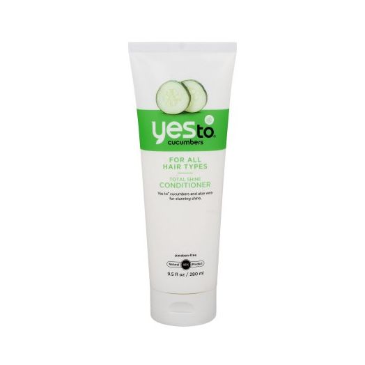 Yes To Total Shine Conditioner Cucumbers And Aloe Vera, 9.5 FL OZ