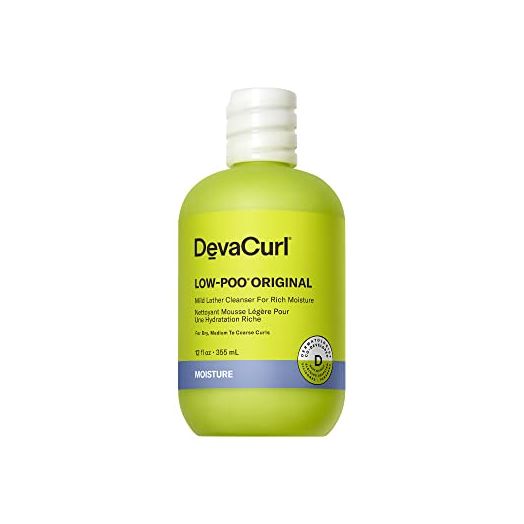 DevaCurl Low-Poo Original Mild Lather Cleanser for Rich Moisture