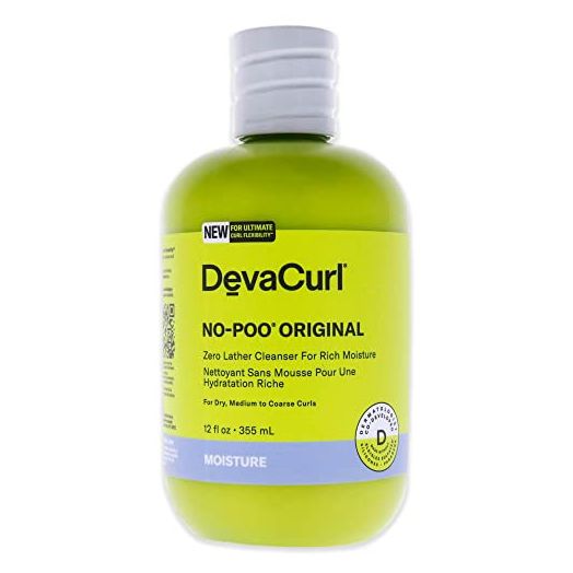 DevaCurl No-Poo® Original Zero Lather Cleanser For Rich Moisture, Fresh Rose, 12 fl. oz.