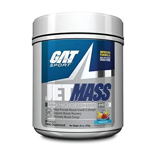 GAT Sport JetMass Fact-Acting Volumizing Creatine System, 30 Servings (Tropical Ice)
