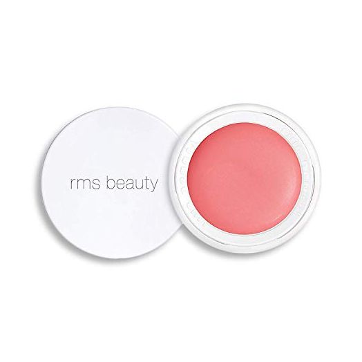 RMS Beauty Lip2Cheek - Organic Multi-Tasking Cream Makeup Provides Natural Skin Tint as Blush, Lip & Cheek Stain, Lipstick - Demure (0.17 Ounce)