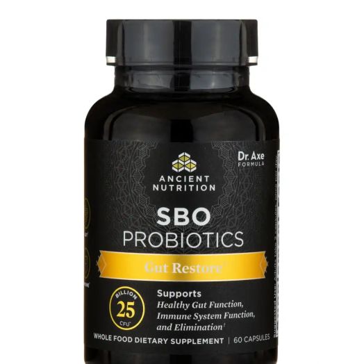 Ancient Nutrition SBO Probiotics - Gut Restore - 60 Capsules