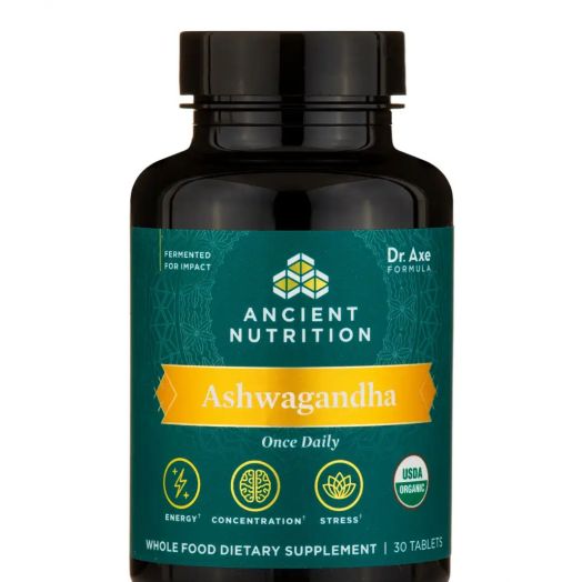 Ancient Nutrition Organic Ashwagandha - 30 Tablets