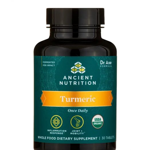 Ancient Nutrition Organic Turmeric - 30 Tablets
