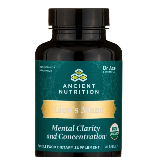 Ancient Nutrition Organic Lion's Mane - 30 Tablets