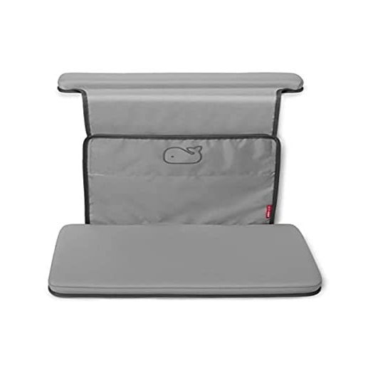 Skip Hop Baby Bath All-in-One Elbow Saver and Kneeler, Moby, Grey