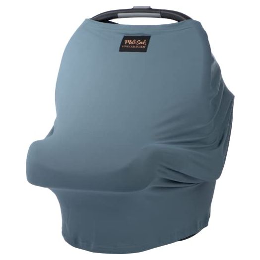 Milk Snob Original 5-in-1 Luxe Cover in Jade - Added Privacy for Breastfeeding, Baby Car Seat, Carrier, Stroller, High Chair, Shopping Cart, Lounger Canopy, Newborn Essentials, Nursing Top