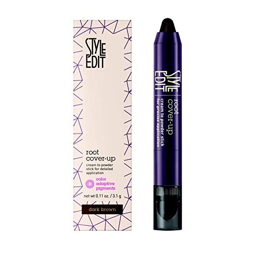 Style Edit Root Cover Up Stick, Instant Root Concealer to Touch up And Cover Roots and Grays (Dark Brown)