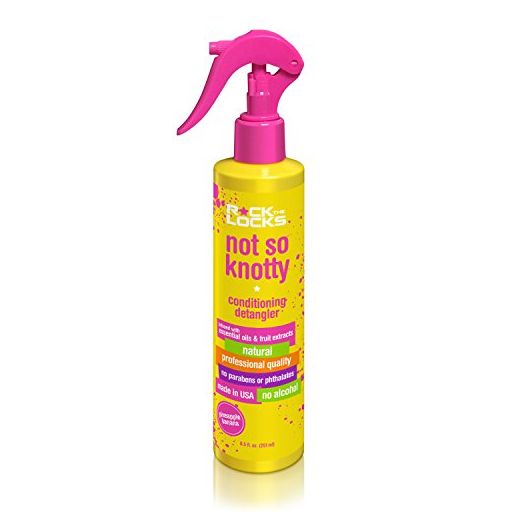 Rock the Locks Kids Not So Knotty Conditioning Detangler, Natural, Toxin and Paraben Free, Phthalate Free, 8.5 fl. oz.