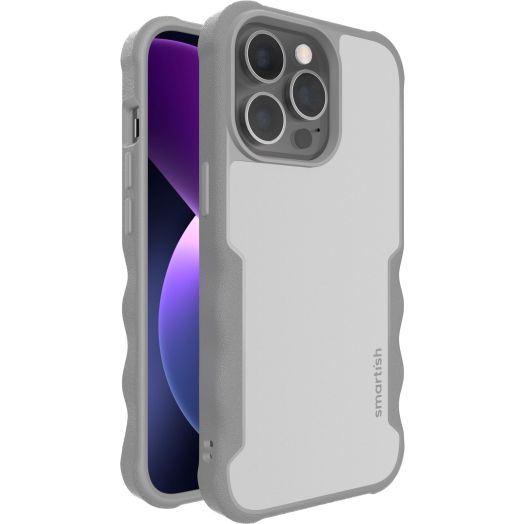 Smartish iPhone 13 Pro Protective Case - Gripzilla Compatible with MagSafe [Rugged + Tough] Armored Slim Cover with Drop Protection - Gray Area
