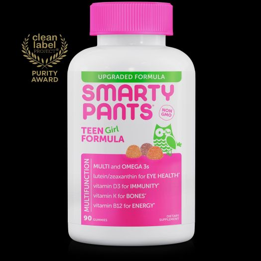 SmartyPants Teen Girl Formula Multivitamin Gummies, 90 Count