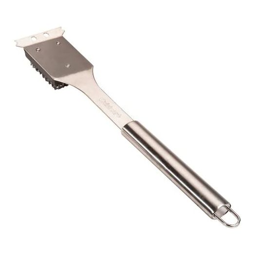Cuisinart CCB-5014 BBQ Grill Cleaning Brush and Scraper, 16.5", Stainless Steel, 16. 5"
