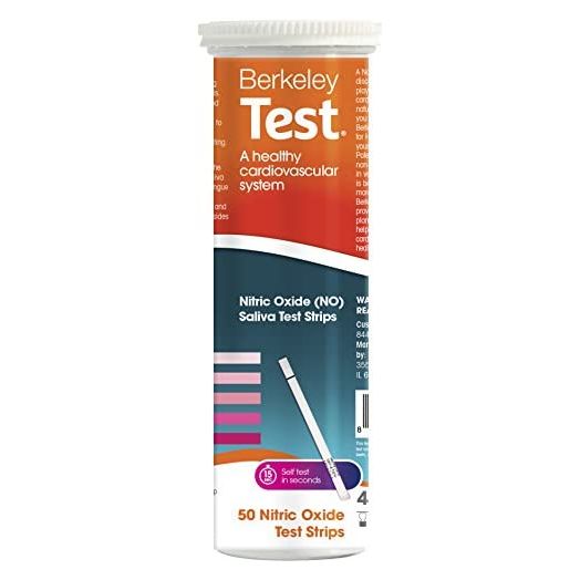 Berkeley Life Nitric Oxide Test Strip Used Worldwide by Olympians and Elite Athletes Take Control of your Heart Health Measure,Manage, and Optimize Blood Flow and Oxygen Delivery in Your Body-50 Count