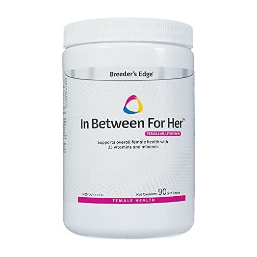 Revival Animal Health Breeder's Edge in Between for Her, Female Multivitamin for Medium & Large Dogs - 90 ct