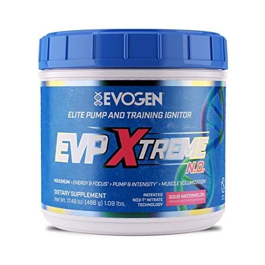 Evogen EVP Xtreme NO Pre-Workout, Nitric Oxide, 40 Servings, Sour Watermelon