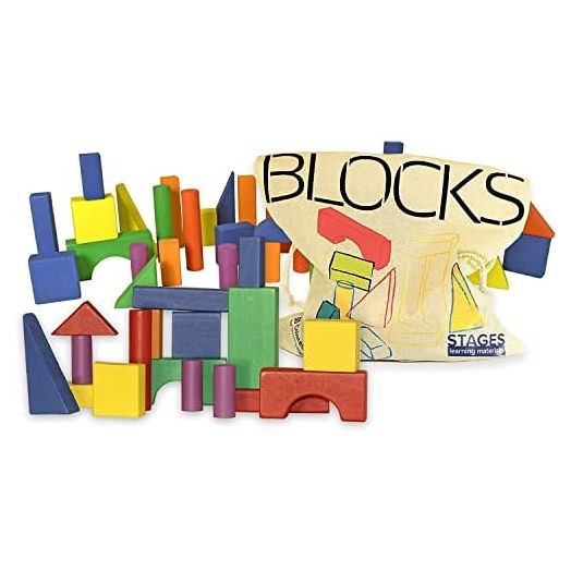 Stages Learning Materials Sensory Builder Blocks, Set of 50 (SLM510)