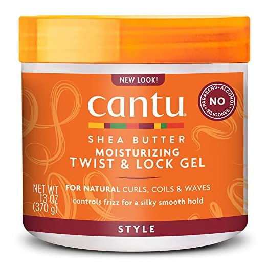 Cantu Moisturizing Twist & Lock Gel with Shea Butter for Natural Hair, 13 oz (Packaging May Vary)