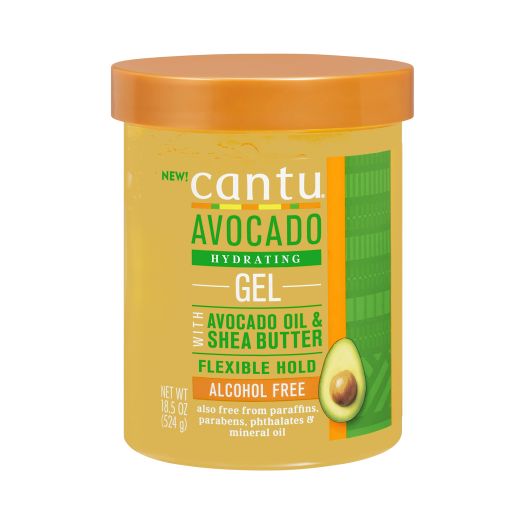 Cantu Avocado Moisturizing Jar Hair Styling Gel, 18.5 oz