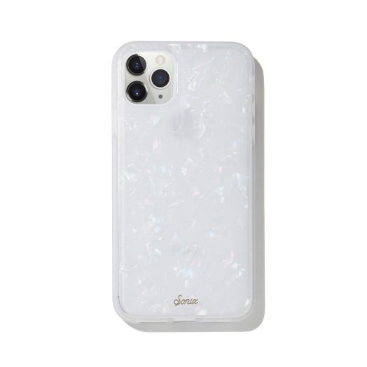 Sonix Pearl Tort Case for iPhone 11 Pro Max [10ft Drop Tested] Protective Translucent Iridescent White Marble Case for Apple iPhone 11 Pro Max