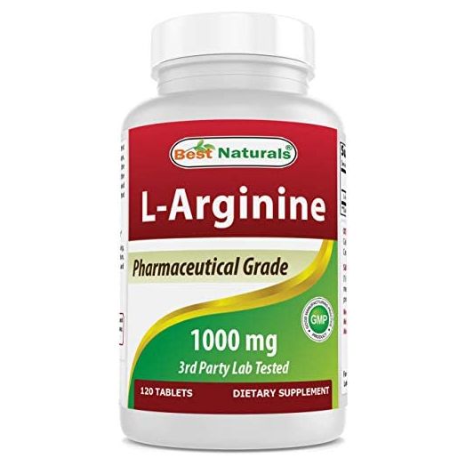Best Naturals L-Arginine 1000 mg, 120 Tablets