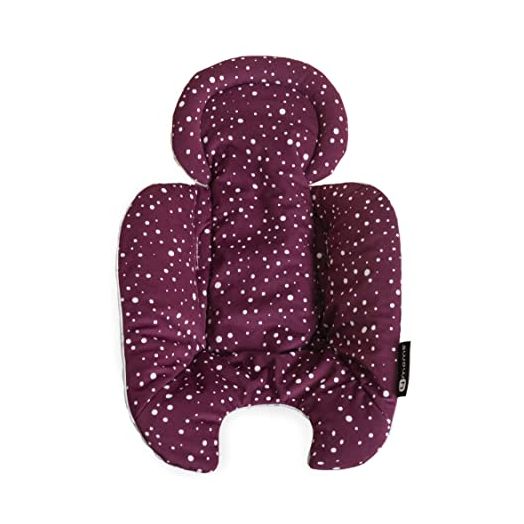 4moms RockaRoo and MamaRoo Infant Insert for Newborn Baby and Infant, Machine Washable, Soft, Plush Fabric, Reversible Design, Maroon