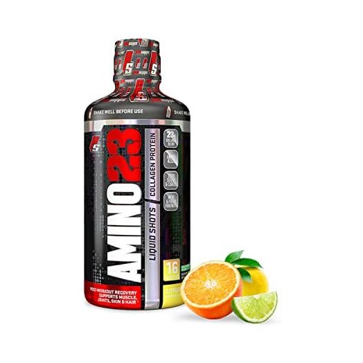 ProSupps® Amino23 Post-Workout Liquid Shot, Collagen Peptides and Whey Protein (16 Servings, Citrus Punch)