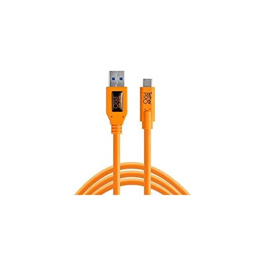 TetherPro USB 3.0 to USB-C (High-Visibility Orange)