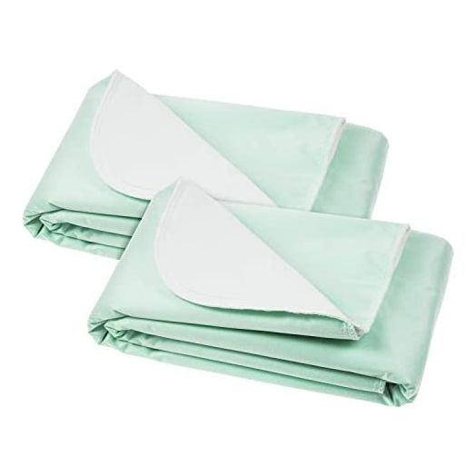 Vive Bed Pads for Incontinence Washable, Bed Wetting Protection for Adults & Elderly - Waterproof Reusable Underpads for Women, Men, Kids, Pets - 34" x 36" Overnight, Absorbent Fits King Size & Others