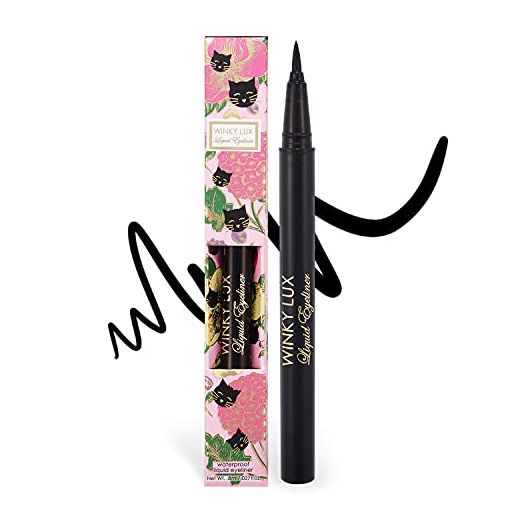 Winky Lux | Liquid Eyeliner | Black Eyeliner | Eyeliner Liquid Liner | Long-Lasting | Black, 0.16 oz