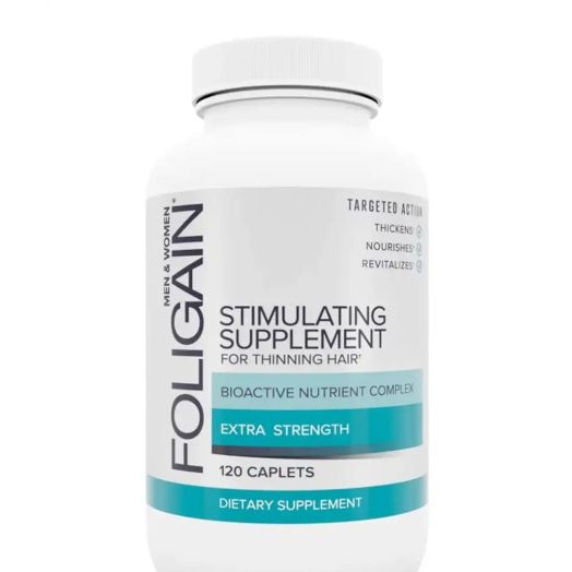 Foligain Stimulating Supplement for Thinning Hair - 120 Caplets