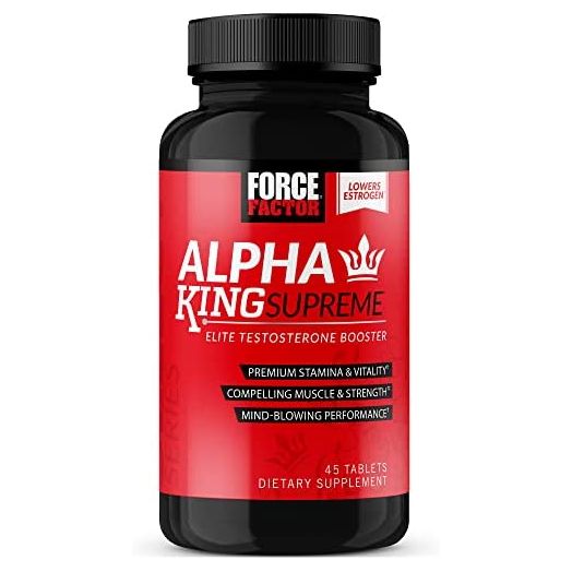Force Factor Alpha King Supreme Testosterone Booster for Tablets