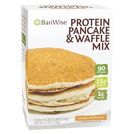BariWise Protein Pancake & Waffle Mix, Golden Delicious - 5g Net Carbs, 1g Fat, 90 Calories (7ct)