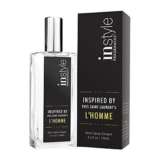 Instyle Fragrances | Inspired by Yves Saint Laurent's L'Homme | Men’s Eau de Toilette | Vegan, Paraben Free, Phthalate Free | Never Tested on Animals | 3.4 Fluid Ounces