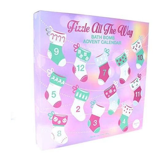 Spa Life "Fizzle All The Way" Bath Bomb Advent Calendar