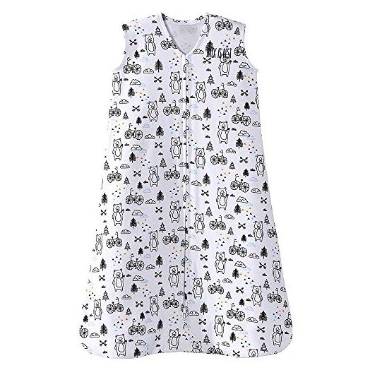 HALO Sleepsack 100% Cotton Wearable Blanket, TOG 0.5, Huggy Bears, Small